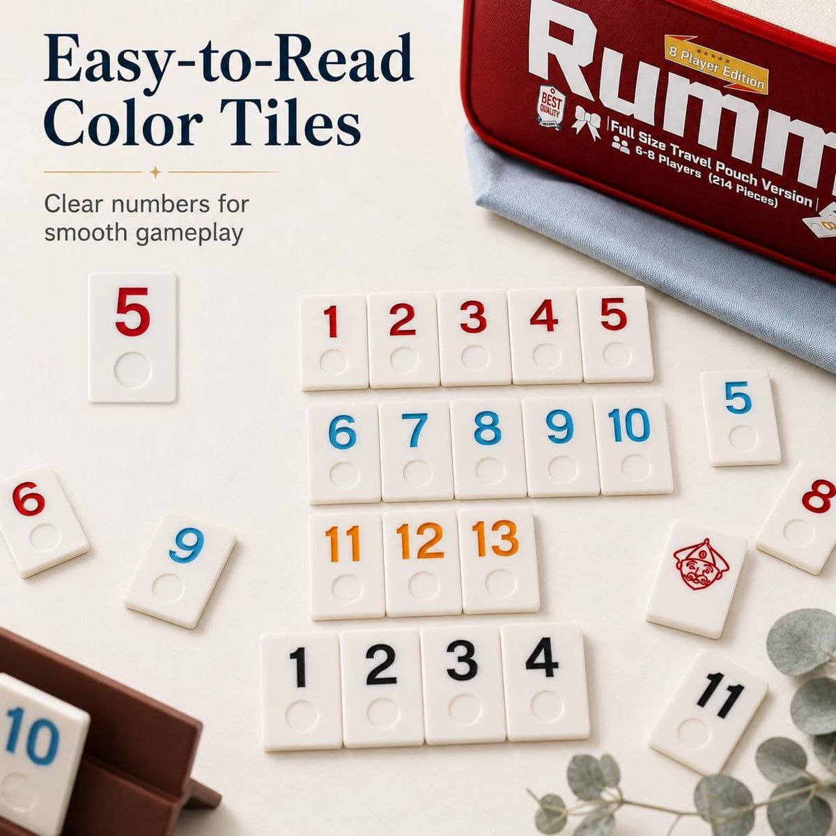 Smilejoy Mini Rummy Cube Game - Large (6-8 player) - image 3