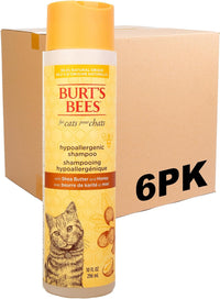 Burts Bees for Pets Hypoallergenic Cat Shampoo, Unscented - 10 Fl Oz (Pack of 6)