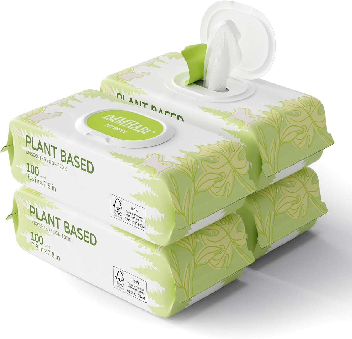 IMMHABI 400 Count Hypoallergenic Dog Wipes