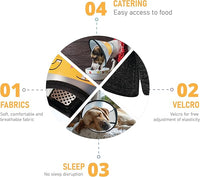 Adjustable Dog Cone Collar After Surgery Soft Cone of Shame Alternatives for Dog Cat Puppy Plastic Elizabethan Collar for Dogs from Licking Biting Scratching Wounds(XXL,Neck:13.8-15.7in)