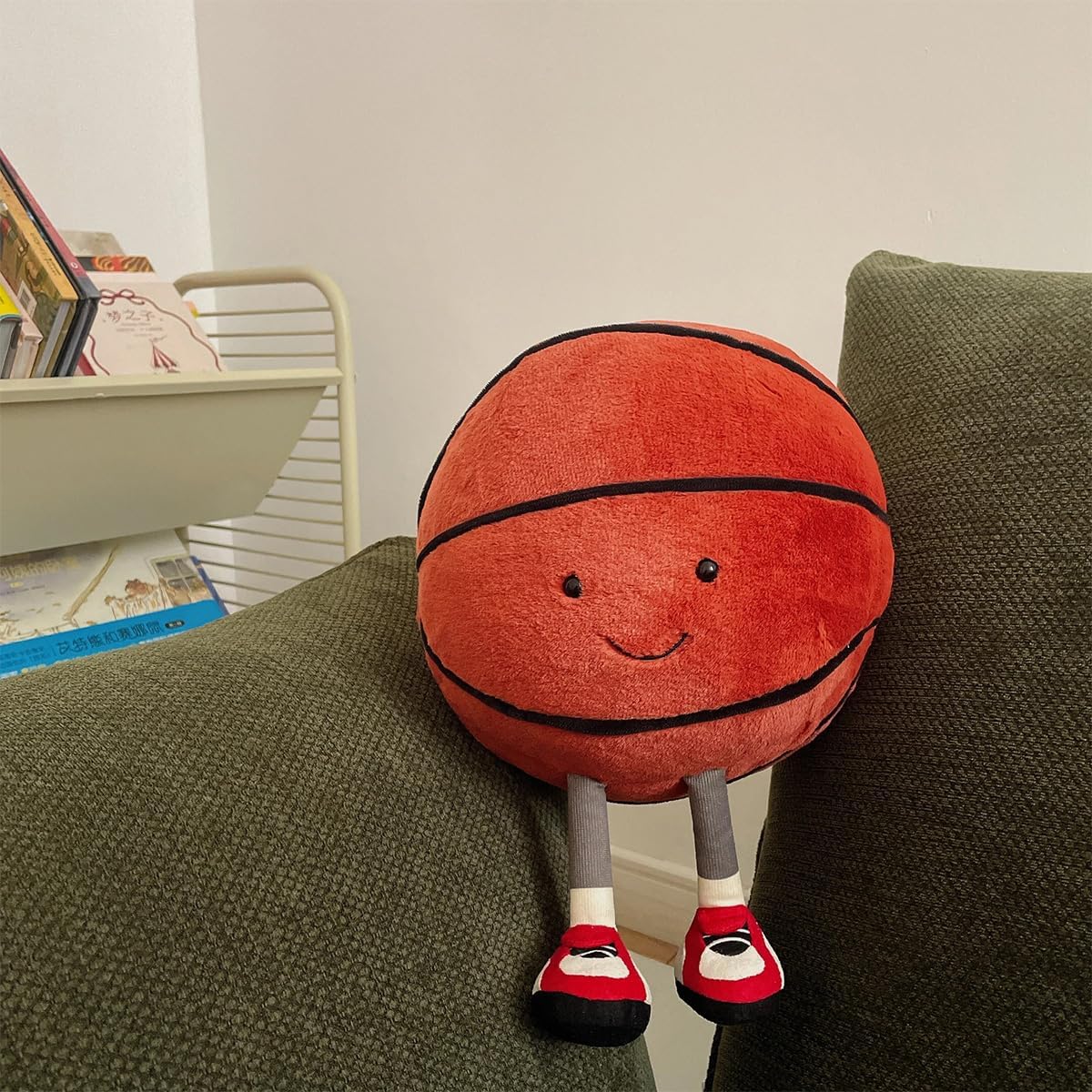 Cute Volleyball Plush Volleyball Gift Stuff Soft Sports Throw Pillow – Fun for Kids & Family - Basketball - image 2
