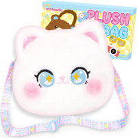CatchCute cow plush crossbody bag for kids with horns, ears and adjustable strap - view 2