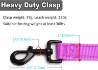 3 Handle Dog Leash 10FT Triple Handle Reflective Large Medium Dogs – Essentials for Dogs - Purple - image 3