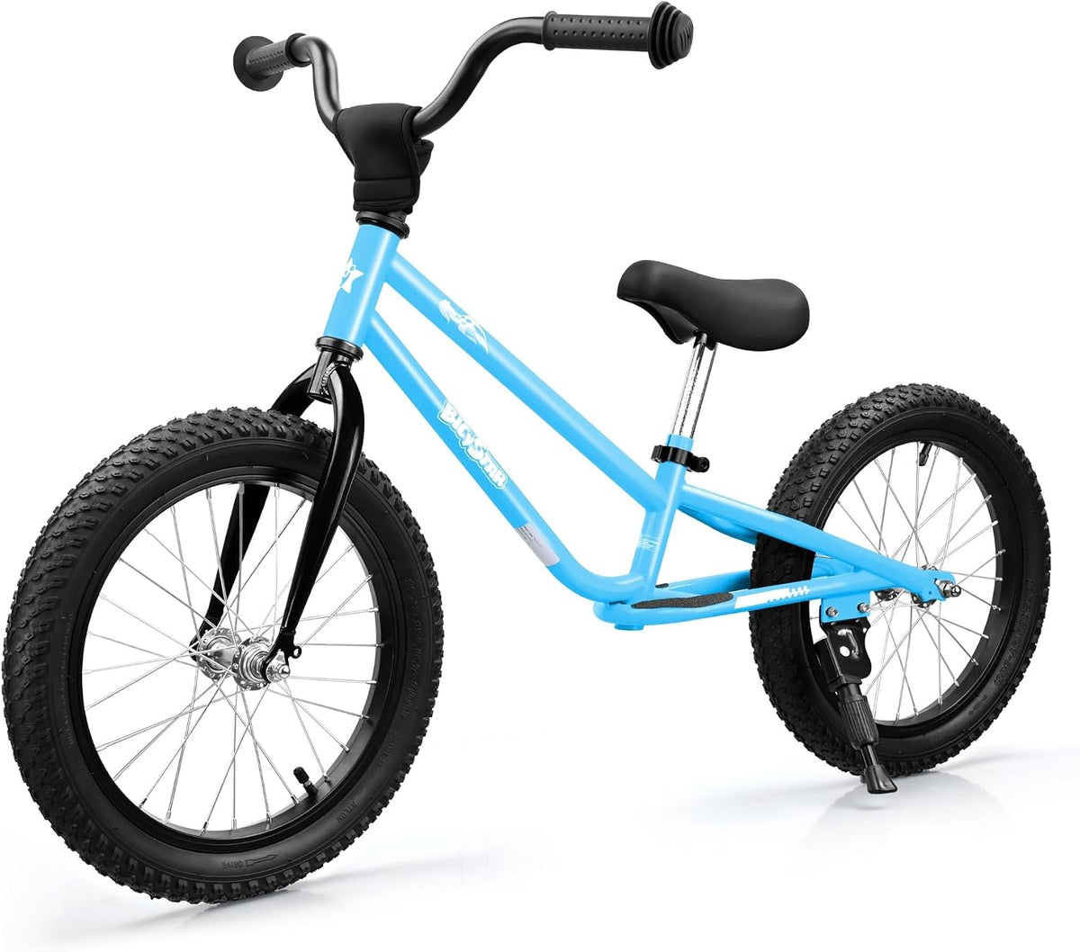 bicystar 16-inch balance bike for kids with BMX-style frame and air tires - view 2