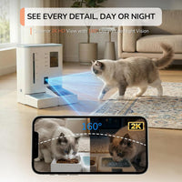 iPettie Camera Automatic Cat Feeder and Water Dispenser - Camera Version - image 3
