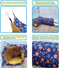 EAEDMY Guinea Pig Rat Ferret Hammock - 1. Tunnel - image 3