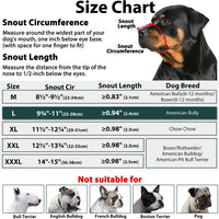 Soft Fabric Dog Muzzle for Pitbull Rottweiler Anti Fierce Biting – Essentials for Dogs - Black / L [Snout Cir: 9.75"-11"] - image 2