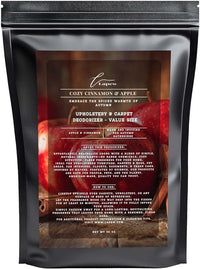 Cozy Cinnamon & Apple Carpet Freshener Powder Refill 36 oz | Powerful Odor Eliminator for Home | Upholstery Deodorizer | Carpet Deodorizer | Pet Urine | Cat Litter Box