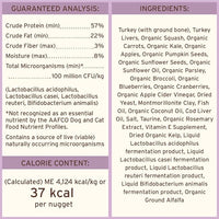 Primal Freeze Dried Raw Cat Food Nuggets Turkey, Complete & Balanced Meal or Topper, Premium, Healthy, Grain Free, High Protein Raw Cat Food with Probiotics (5.5 oz)