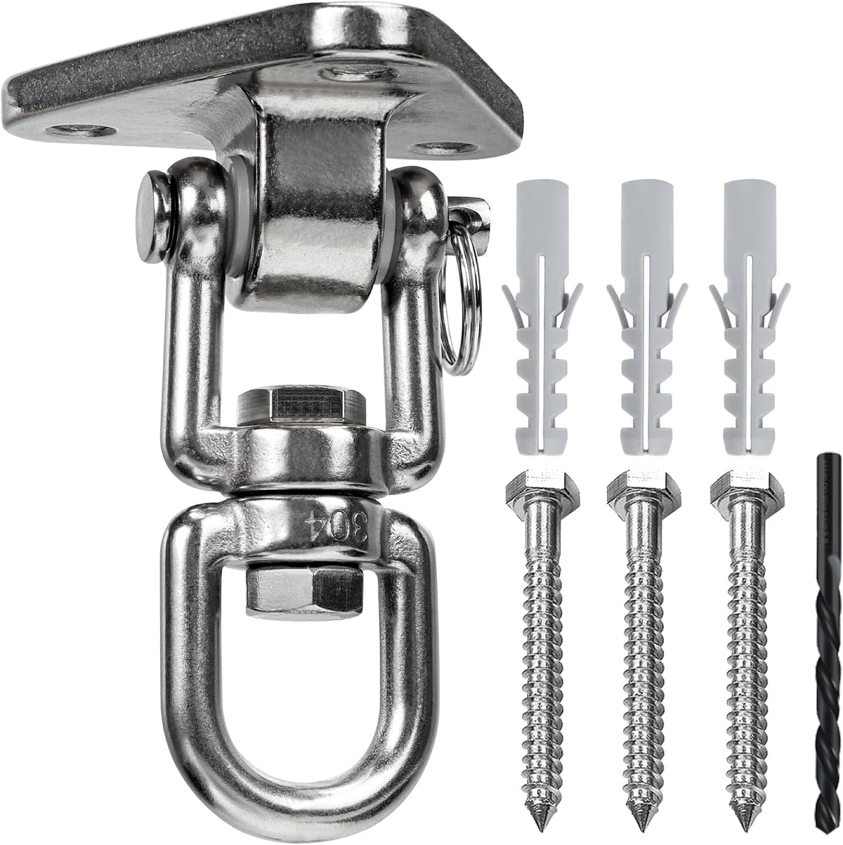 Yyiwhmy stainless steel heavy duty swing hanger with swivel bearing and mounting bolts - view 4