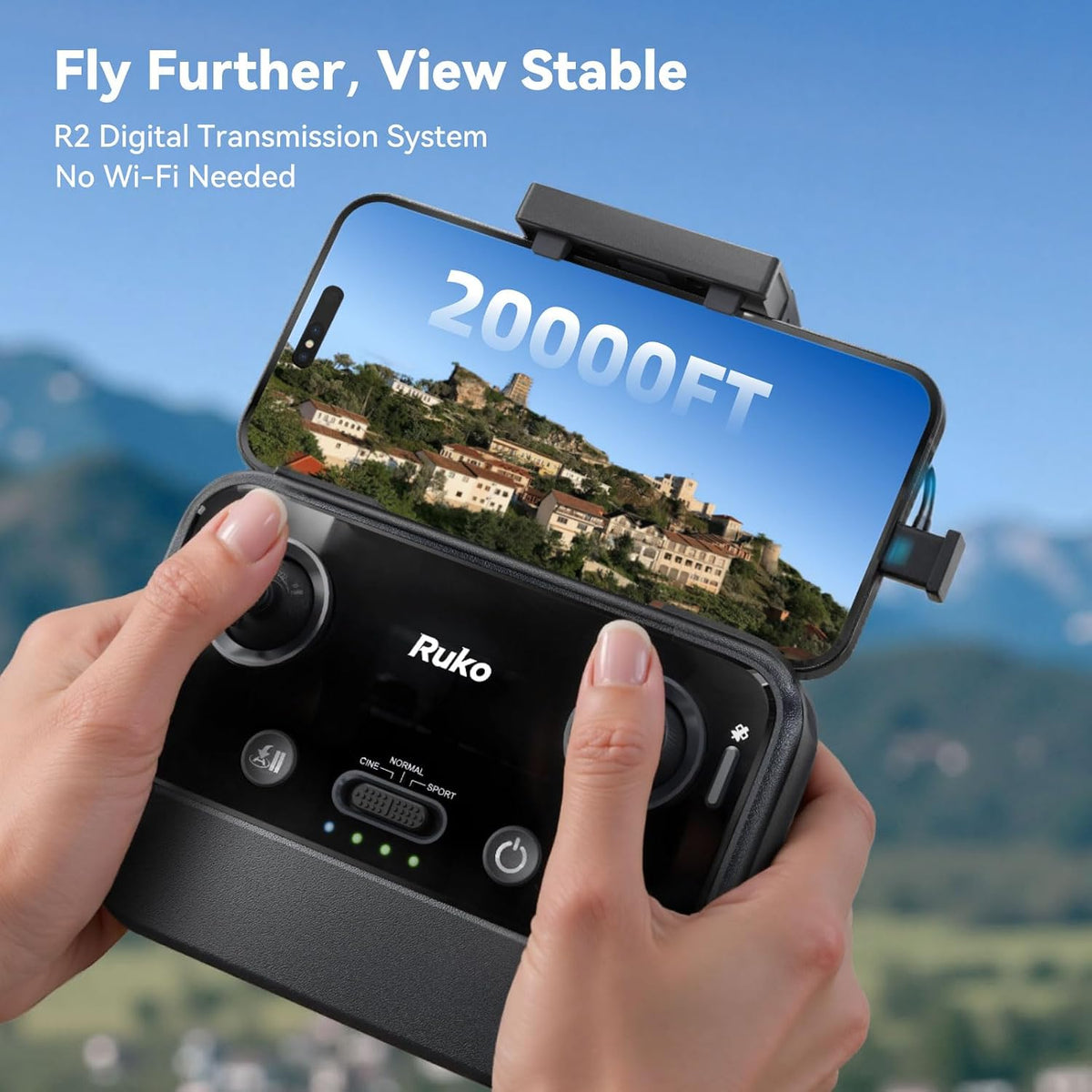 Ruko Drone with Camera for Adults 4K Video & 8K Photo - Standard Black - image 4
