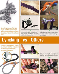 Dog Leash Slip Lead Braided Rope Pet Training Loop Leashes 5ft 6ft 8ft – Essentials for Dogs - Grey / Slip Lead-3/8in x 6ft Small - image 3