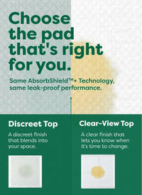 Regular Dog & Puppy Pee Pads, Max Absorbency - Clear View Top / XL 28"x34" 40-ct - image 4
