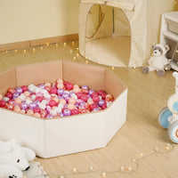 TRENDPLAY ball pit balls in star, heart and round shapes with pastel colors - view 30