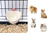 Patented Removable Heart Shaped Food Bowl - Pink