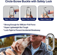 Tie Out Cable for Dogs Up to 300lbs - 50 ft / Green - image 3