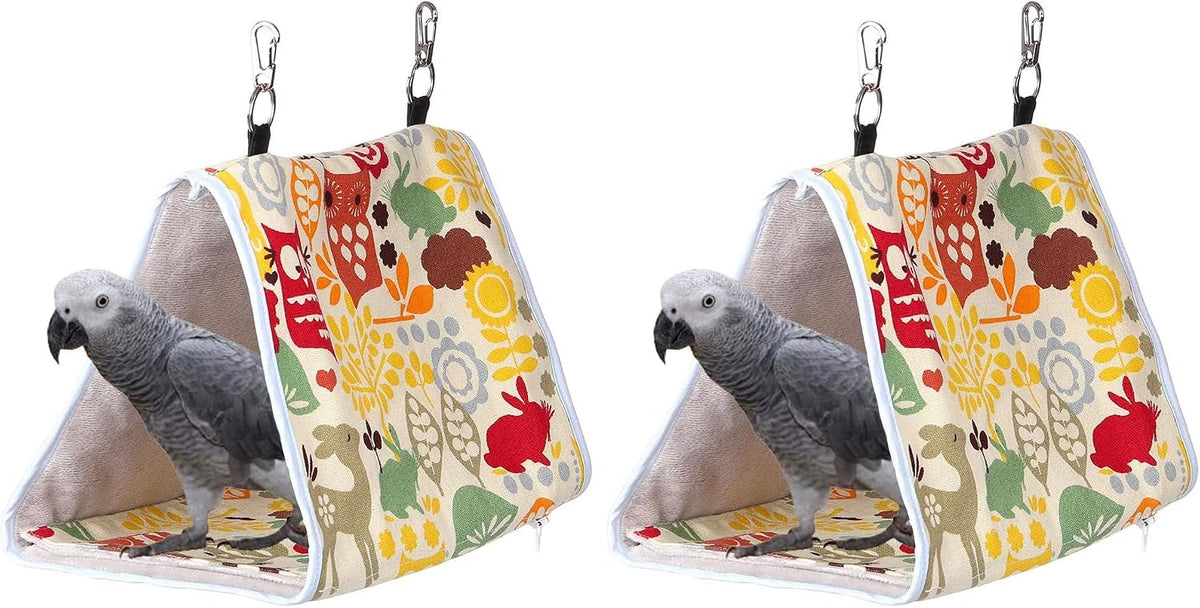 Kintor Bird Nest Snuggle Hut Tent - M (Pack of 2) / Yellow Owl