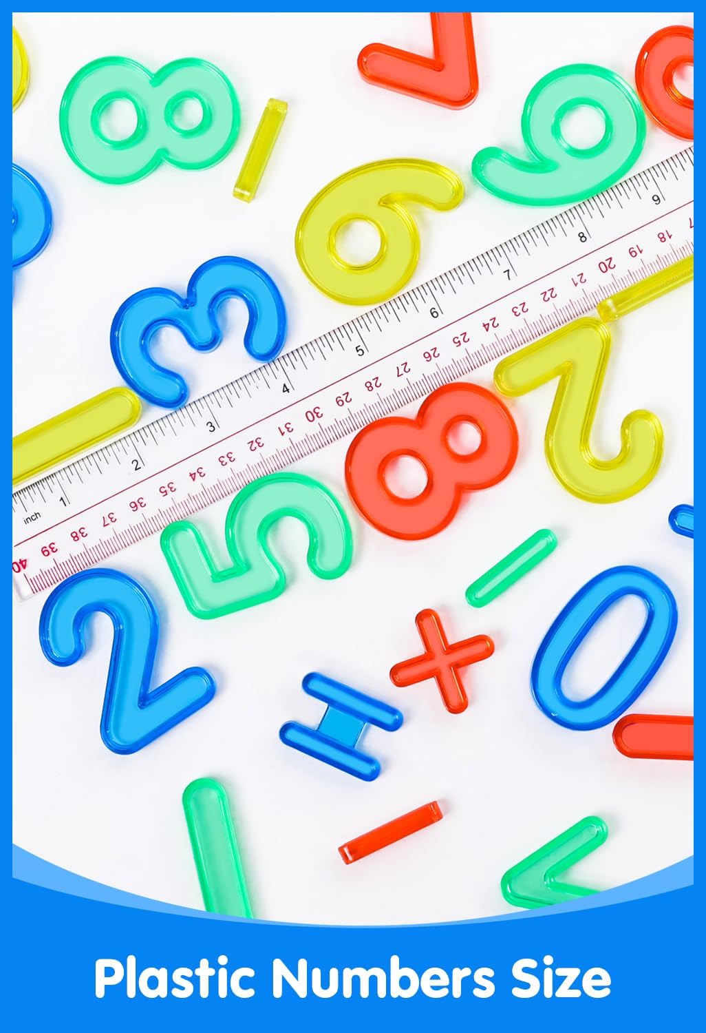 Odoorgames 78 translucent lowercase letters in 6 colors glowing on a light table - view 9