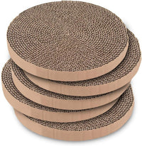 Catify Spin n' Scratch Cat Scratch Pad Refill, Round - Round (5 Pack)