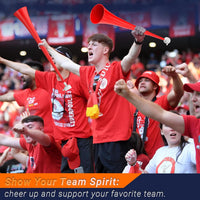 Collapsible Stadium Horn 24 Inch Vuvuzela Trumpet Blow Horns - Red - image 4