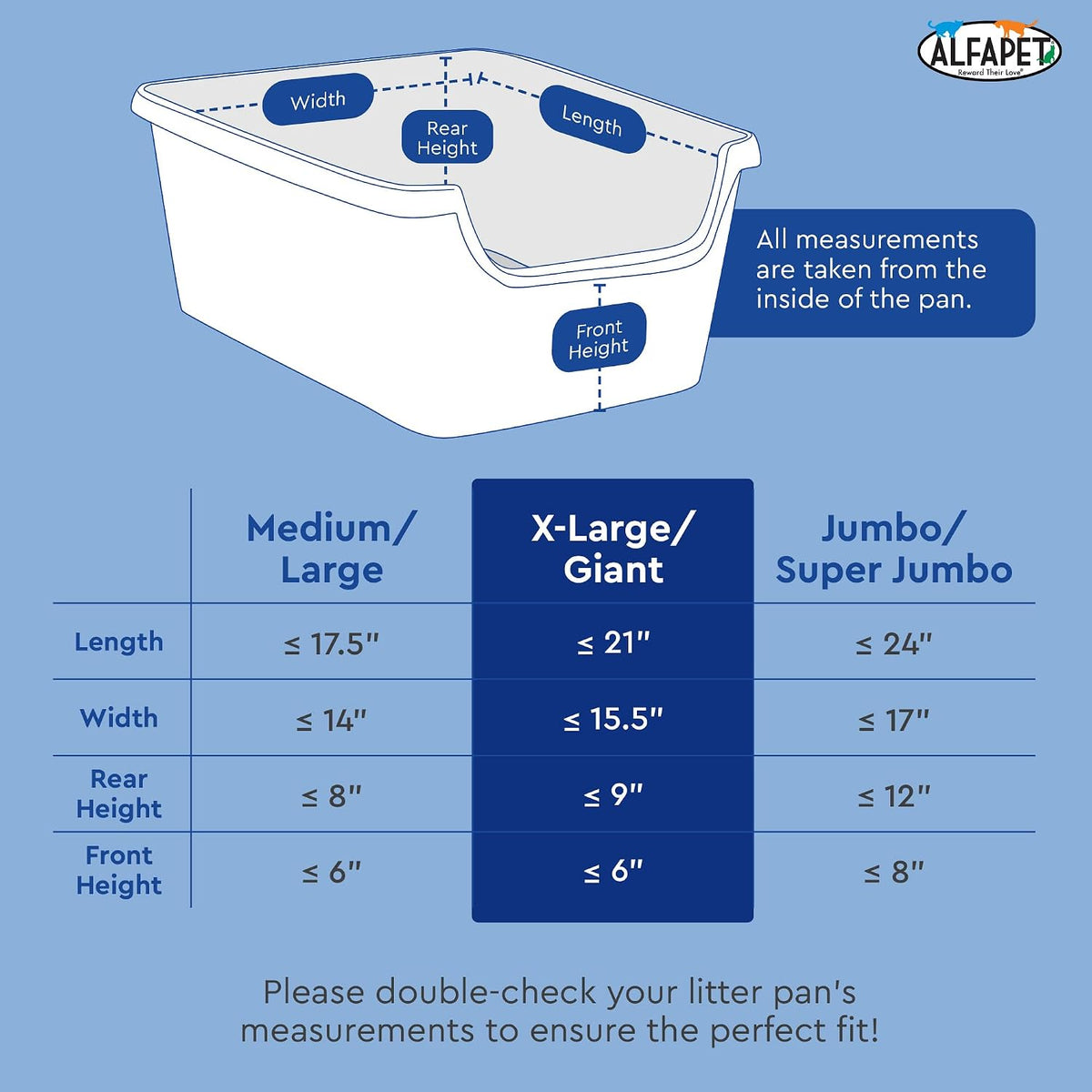 Alfapet Original Sifting Cat Litter Box Liners - image 3