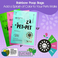 Pet N Pet Dog Poop Bags Rolls, Lavender Scented, Colorful - 270 Count (Pack of 1) / Lavender-scented - image 2
