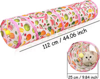 Andiker Cat Tunnel for Indoor Cats - Pink - image 2