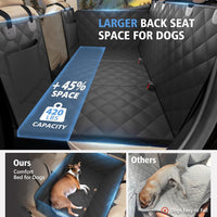 Back Seat Extender for Dogs - L - For Cars / Mid-Size SUV / Double Cab Truck / Black - image 2