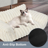 Cute Dog Couch for Medium Large Dogs, Dog Cat Couch Sofa - Medium(30x20x10") / White - image 3