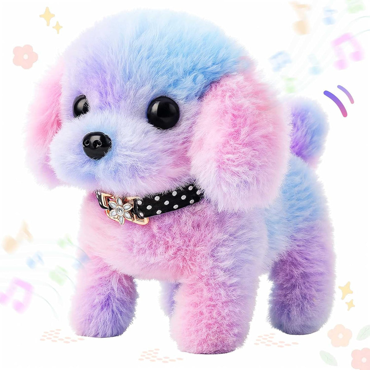 Easfan Walking Dog Toy for Kids Barking Interactive Puppy Stuffed - Dog
