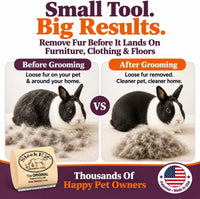 SleekEZ Dog Brush for Shedding, Patented Deshedding Dog Brush - Cat Brush - image 4