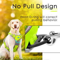 ThinkPet small no pull dog harness with padded breathable mesh, reflective straps and handle - view 2