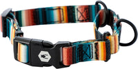 Wolfgang Heavy Duty Martingale Dog Collar with Quick Release Nylon - LostArt Print / Small (5/8 Inch x 10-12 Inch)