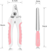 OneCut 6" Dog Nail Clippers for Small, Medium and Large Breed Professional Pet Nail Trimmers -Suitable for Cats, Rabbits and Guinea Pigs with Safety Guard to Avoid Over Cutting (Pink)