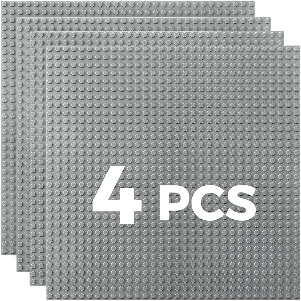 Etarnfly multicolored building baseplates, 10 x 10 inch, 8 pack - view 2