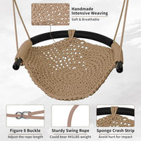Hi-Na Tree Swing for Kids - Khaki - image 4