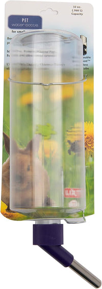 Lixit Weather Resistant Cage Water Bottles for Rabbits, Ferrets - Clear / 32 Ounce Pack of 1