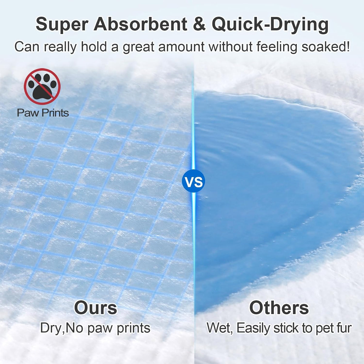 Enormous 37"x 54" Dog Training Potty Pads - 36"x36" Blue(100counts) - image 4