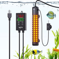 SEAOURA 500W Aquarium Heater for Fish Turtle 70-80 Gal Thermostat - 50-60 Gallon Tank