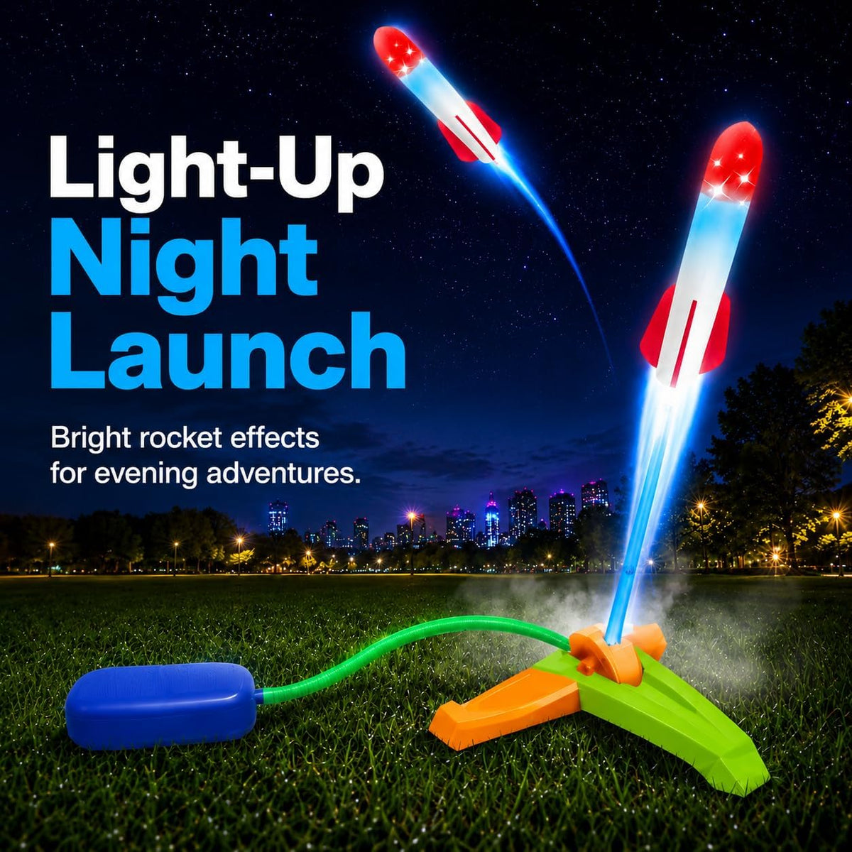 Foam Rocket Launcher for Kids, Foot-Powered Outdoor Toy Set – Fun for Kids & Family - image 4