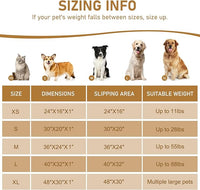 Smiry Dog Door Mat for Muddy Paws 48x30, Absorbs Moisture and Dirt Doormat, Non-Slip Washable Quick Dry Chenille Front Door Mat Indoor Entrance, Entryway Carpet for Inside Floor, Camel