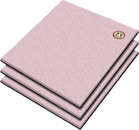 GuineaDad Premium Liner – Fleece Guinea Pig Cage Liner – 5 Pack - Ultra-Plush Reusable Fleece Bedding with Waterproof Bottom – Extra Absorbent Liner for C&C 1x1 Cage (Blush)