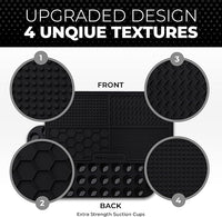Pup Culture Dog Lick Mat for Dogs, Feeding Pad for Anxious Pets Plus 4 Different Puzzles for Mental Stimulation for Dogs - Supports Mental, Dental, and Digestive Health, Bite Resistant and Heavy Duty