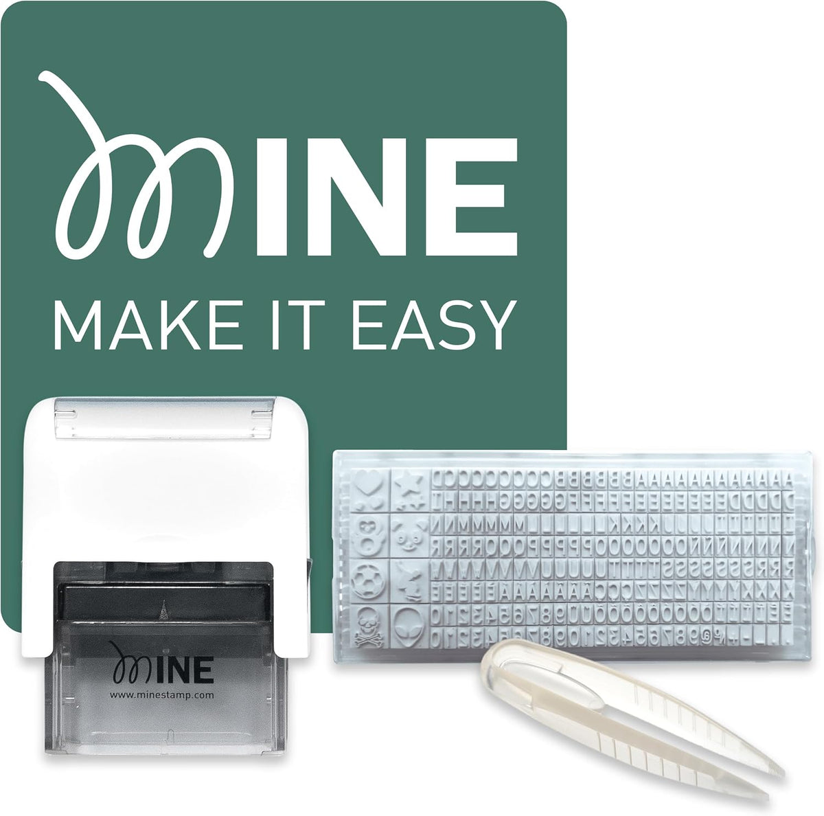 COLOP Mine Stamp, Personalized Clothing Name Stamp, Self-Inking – Fun for Kids & Family