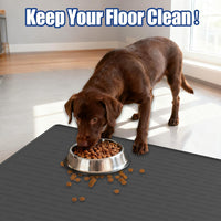 XXXXL Largest Pet Food Mat - Avocado Green / 31.8"L x 23.8"W - image 2