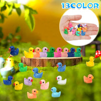 GADIEDIE130Pcs Multicolor Mini Resin Ducks - Mini Multicolor 260PCS - image 2
