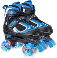 Kids Roller Skates for Boys - Blue / Medium(1-4)