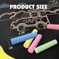 180PCS Sidewalk Chalks Set in 20 Colors, Non-Toxic - 180 - image 3