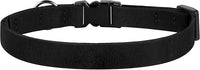 Breakaway Cat Collar Leather with Removable Bell - 13 Colors Available - Soft Adjustable Girl Boy Safety Lightweight Pet Kitten Collars Pink Brown Blue Green Red Orange Black (Black)