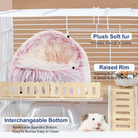 Guinea Pig Hideout, Doughnut Guinea Pig Bed - Pink - image 4